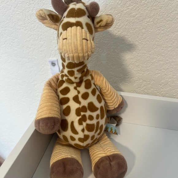 Bunnies By The Bay Ribbed Soft Giraffe Plush Stiffed Animal 12” - Picture 1 of 9